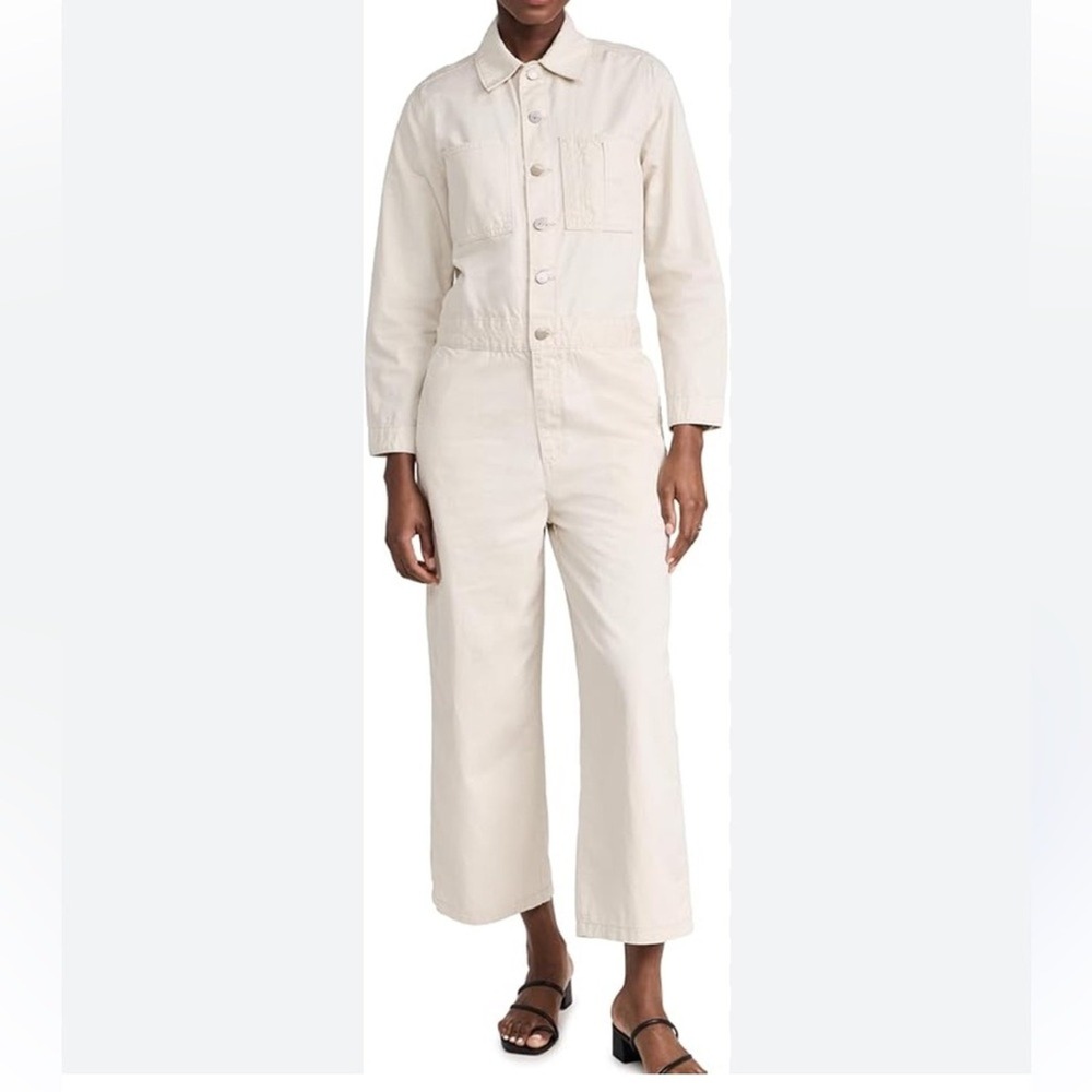 Levi Strauss NWT size‎ SM iconic Cream Jumpsuit in Almond Milk